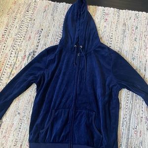 Velour Navy Blue Set